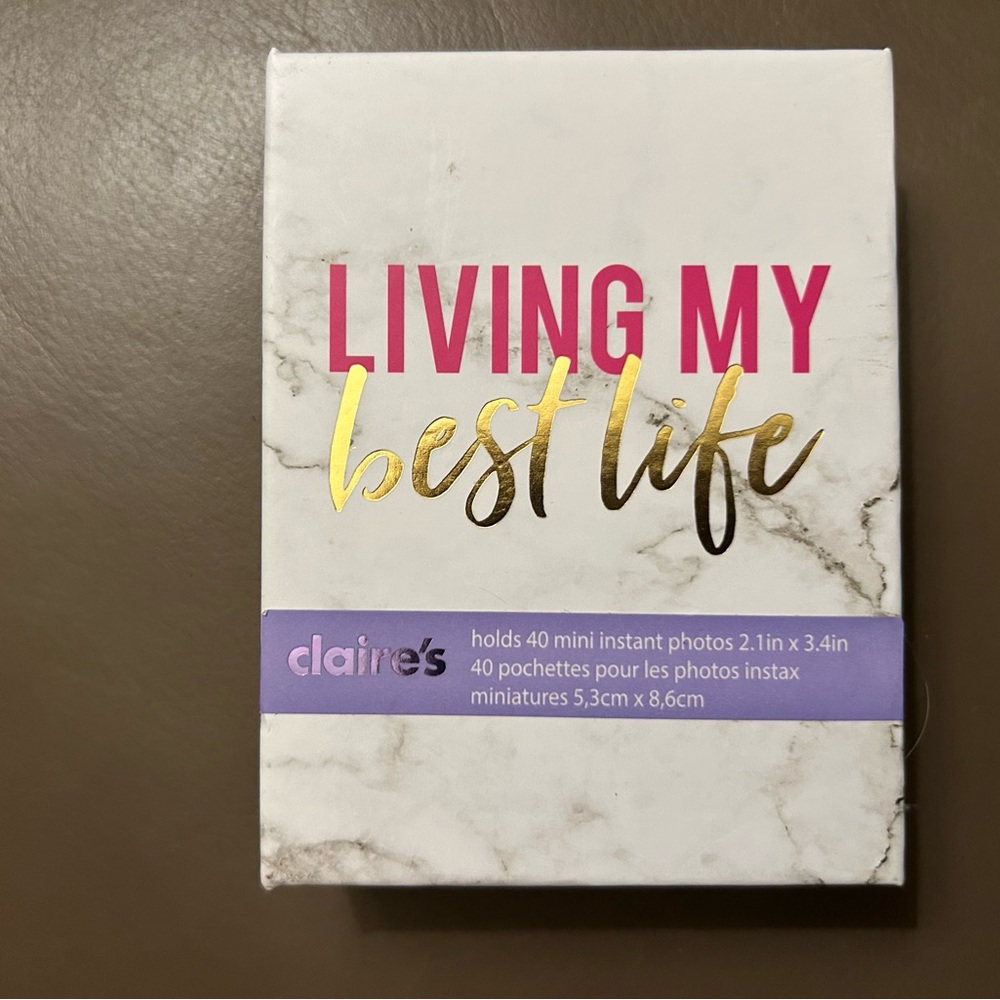 Photo book- holds 40 mini Instant photos